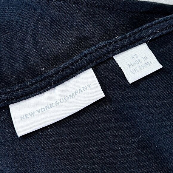 Women's New York & Company Dress | Sleeveless | Extra Small | Midi | Black - Picture 13 of 15